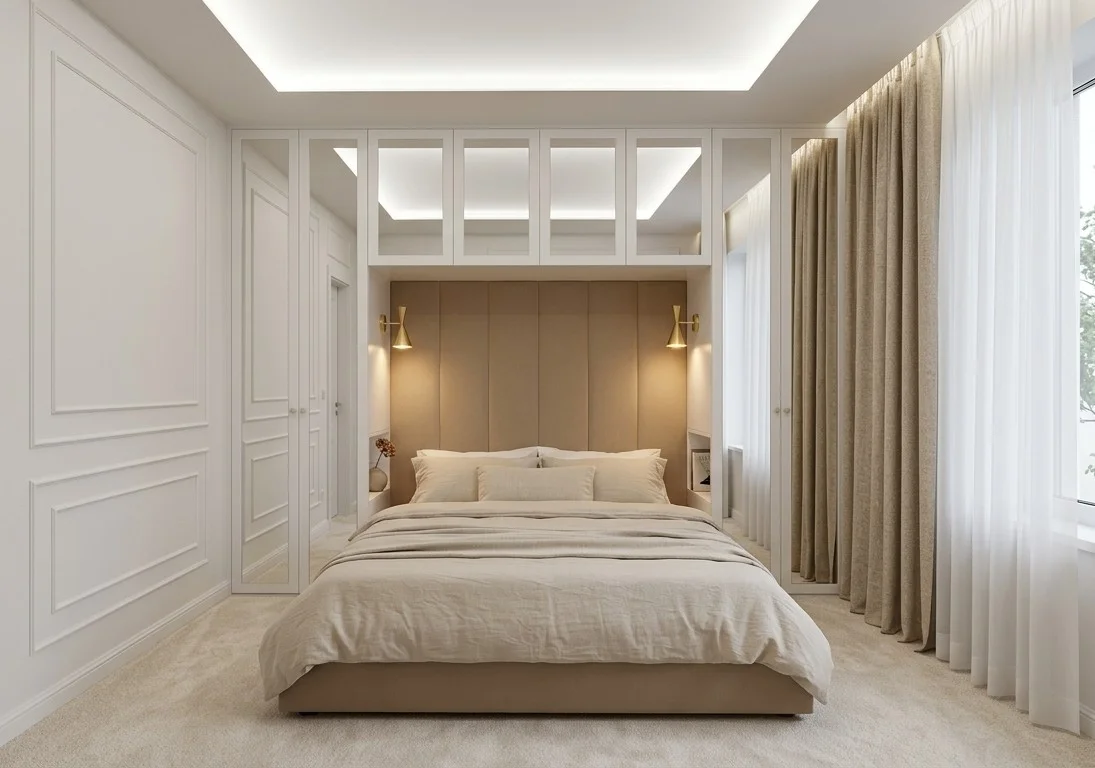 Sypialnia z zabudową – Gdańsk